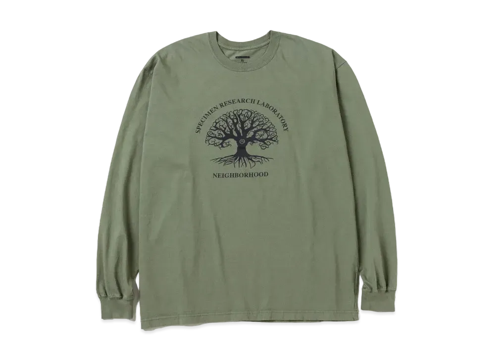 NEIGHBORHOOD SRL . Tee LS-1 "Olive Drab"
