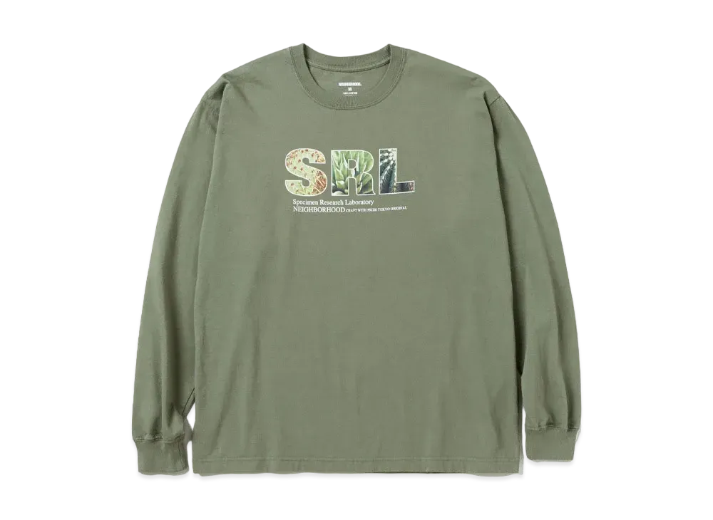 NEIGHBORHOOD SRL . Tee LS-2 "Olive Drab"