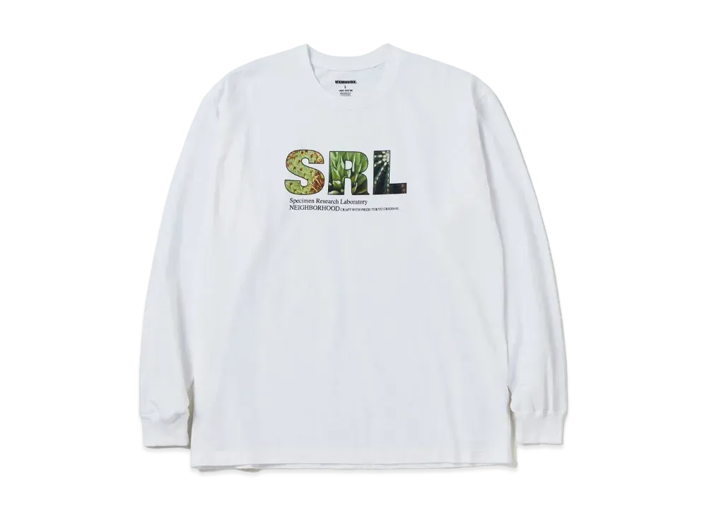 NEIGHBORHOOD SRL . Tee LS-2 "White"