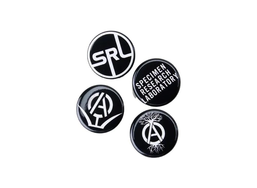 NEIGHBORHOOD SRL . Pin Button Set "Black"
