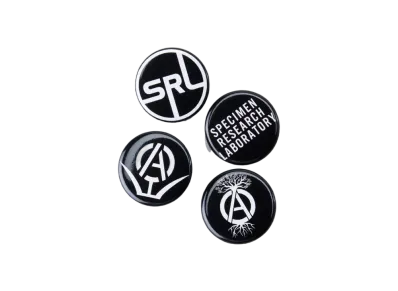 NEIGHBORHOOD SRL . Pin Button Set "Black"