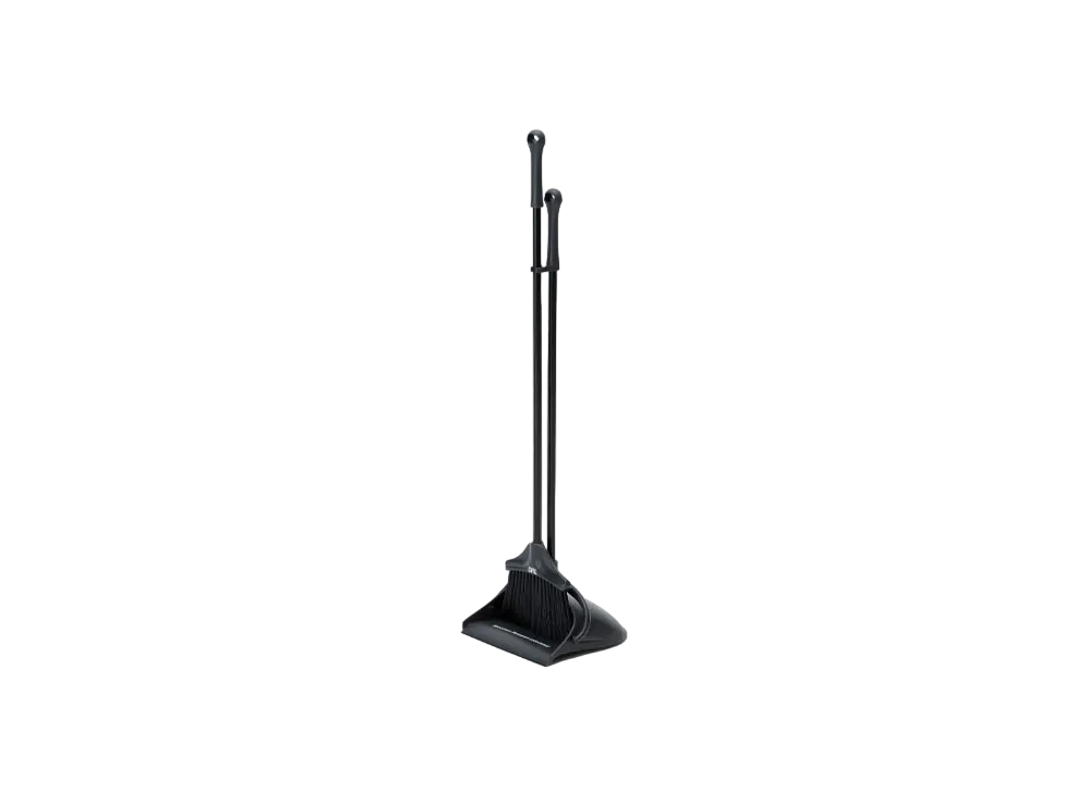 NEIGHBORHOOD SRL . Broom & Dustpan Set "Black"