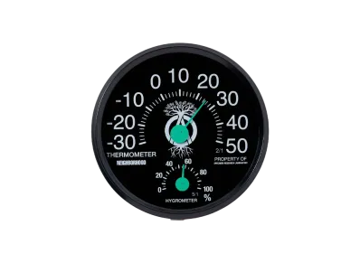 NEIGHBORHOOD SRL . Thermohygrometer "Black"