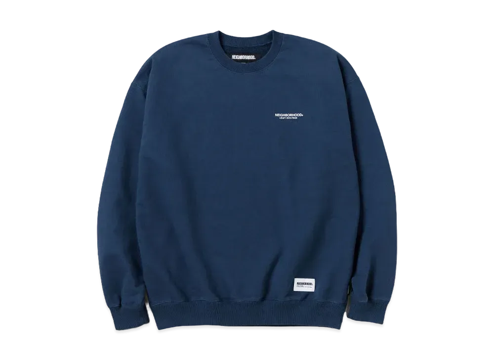 NEIGHBORHOOD Classic Sweat Shirt LS "Navy"