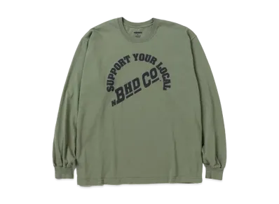 NEIGHBORHOOD NH . Tee LS-6 "Olive Drab"