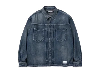 NEIGHBORHOOD Washed Denim Shirt LS "Indigo"