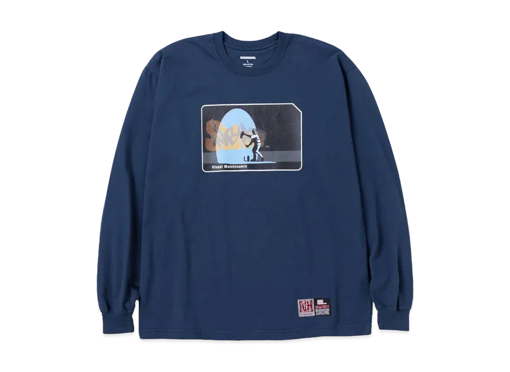 NEIGHBORHOOD x Subware . Tee LS-1 "Navy"