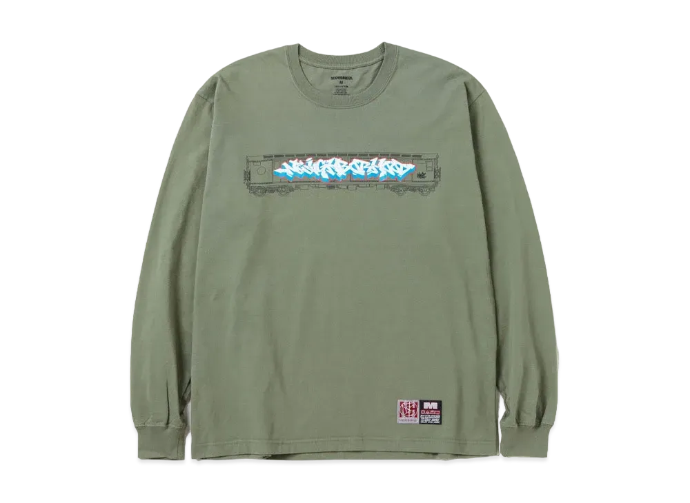 NEIGHBORHOOD x Subware . Tee LS-2 "Olive Drab"
