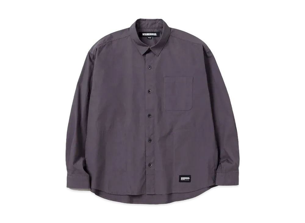 NEIGHBORHOOD Plain Shirt LS "Gray"