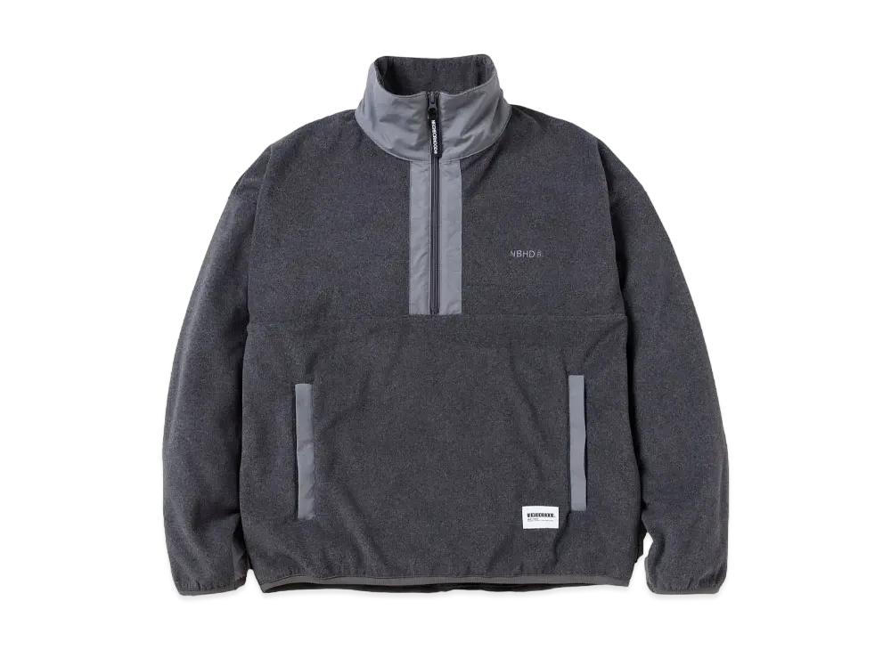 NEIGHBORHOOD Fleece Half Zip Pullover LS "Gray"