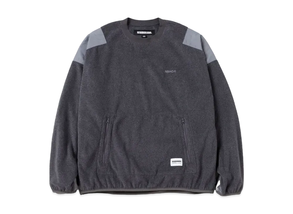 NEIGHBORHOOD Fleece Crewneck LS "Gray"