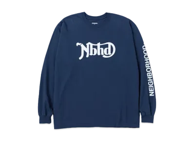 NEIGHBORHOOD NH . Tee LS-7 "Navy"