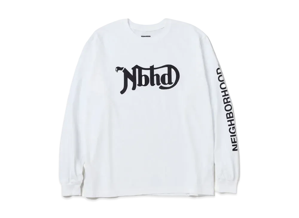 NEIGHBORHOOD NH . Tee LS-7 "White"