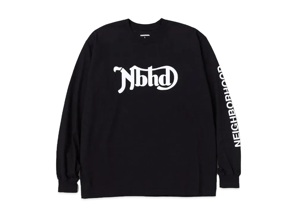 NEIGHBORHOOD NH . Tee LS-7 "Black"