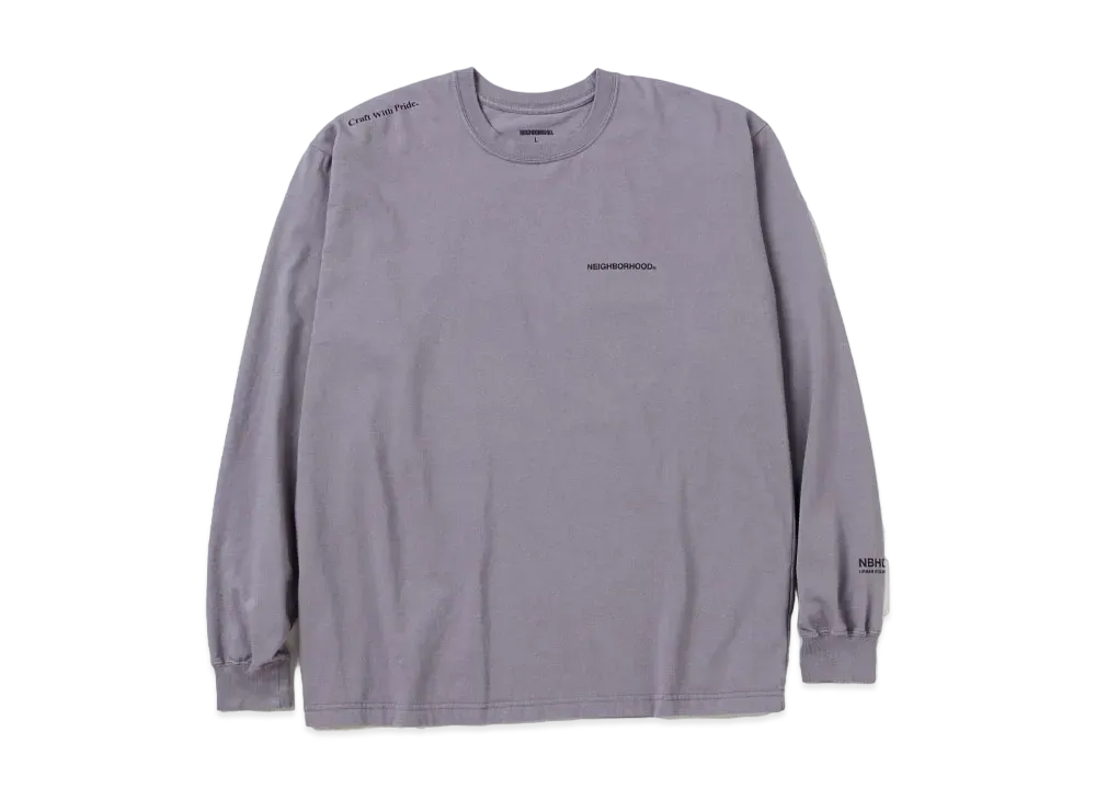 NEIGHBORHOOD NH . Tee LS-8 "Gray"