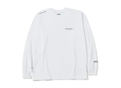 NEIGHBORHOOD NH . Tee LS-8 "White"