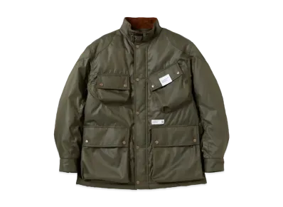 NEIGHBORHOOD Stand Collar Motorcycle Jacket "Olive Drab"
