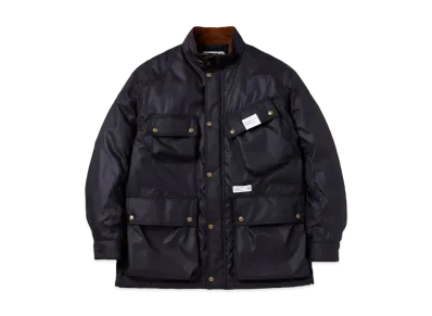 NEIGHBORHOOD Stand Collar Motorcycle Jacket "Black"