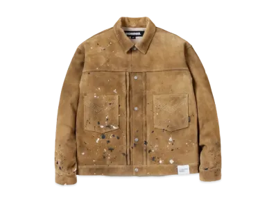NEIGHBORHOOD Drip Suede Jacket "Beige"
