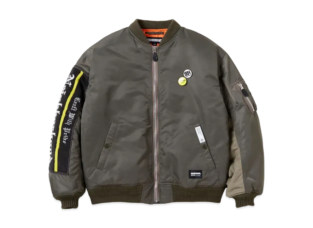 NEIGHBORHOOD MA-1 Flight Jacket Mod "Olive Drab"