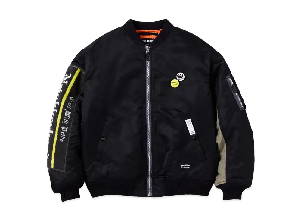 NEIGHBORHOOD MA-1 Flight Jacket Mod "Black"