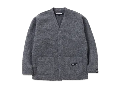 NEIGHBORHOOD Wool Jersey Cardigan "Charcoal"