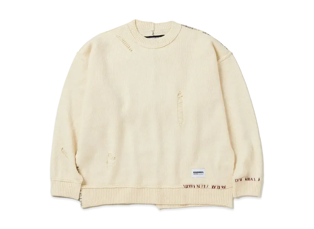 NEIGHBORHOOD Savage Crewneck Sweater "Ivory"