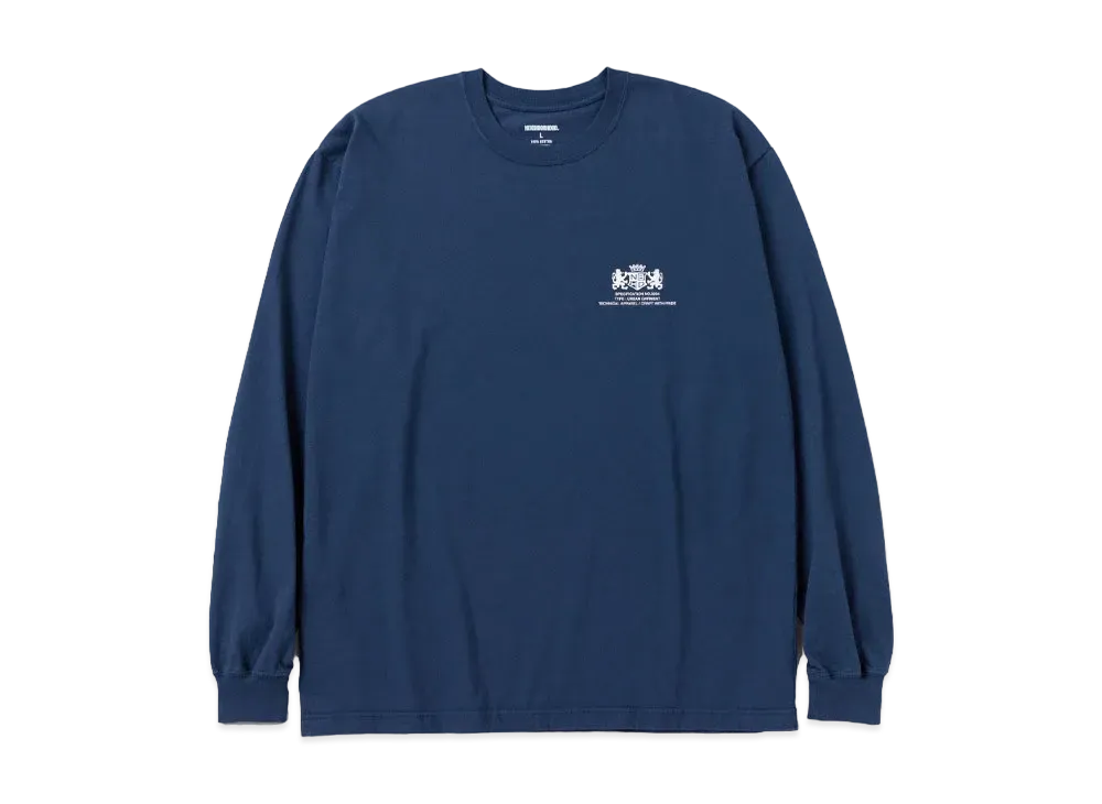NEIGHBORHOOD NH . Tee LS-9 "Navy"