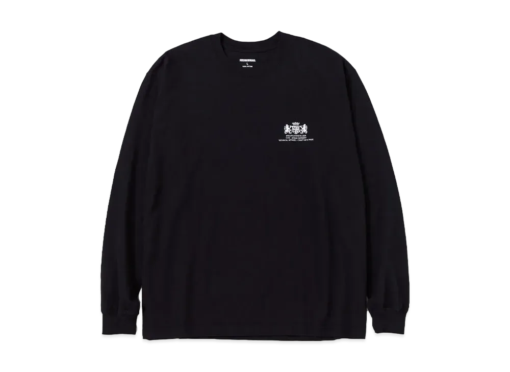 NEIGHBORHOOD NH . Tee LS-9 "Black"