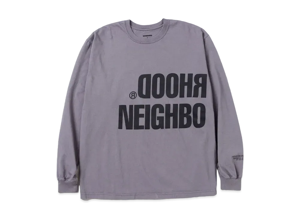 NEIGHBORHOOD NH . Tee LS-14 "Gray"