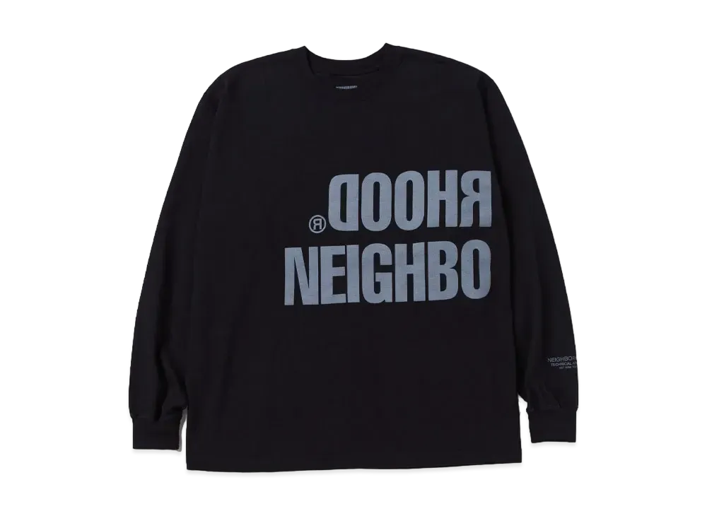 NEIGHBORHOOD NH . Tee LS-14 "Black"
