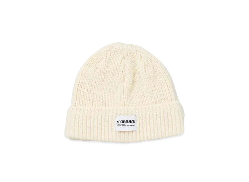 NEIGHBORHOOD JP Beanie "Ivory"