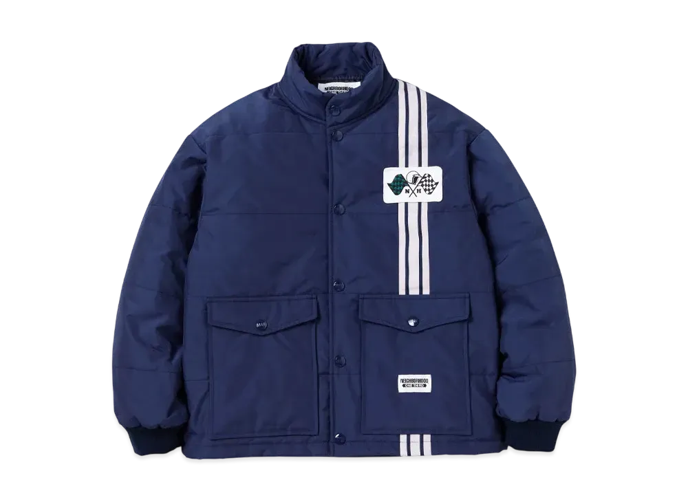 NEIGHBORHOOD OT . Padded Tracker Jacket "Navy"