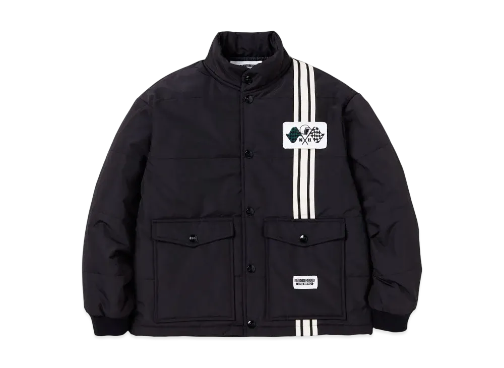 NEIGHBORHOOD OT . Padded Tracker Jacket "Black"