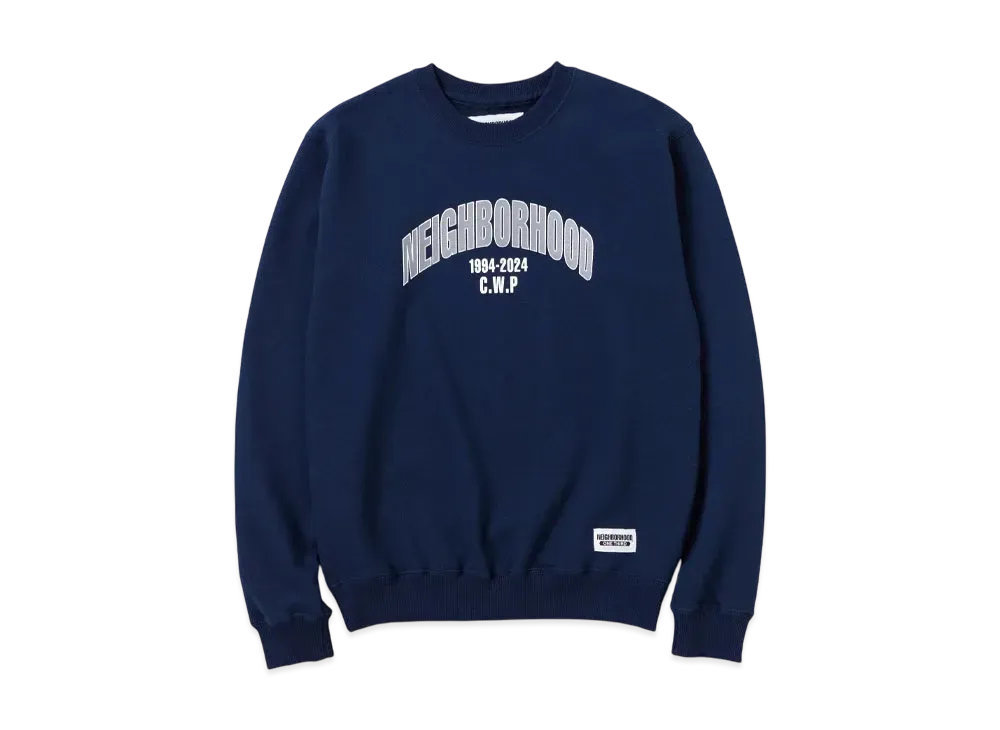 NEIGHBORHOOD OT . Sweat Shirt LS-2 "Navy"