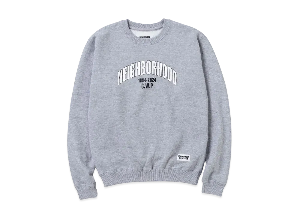 NEIGHBORHOOD OT . Sweat Shirt LS-2 "Gray"