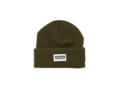 NEIGHBORHOOD OT . Beanie "Olive Drab"