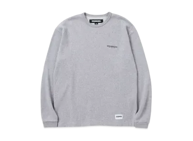 NEIGHBORHOOD Honeycomb Fabric Crewneck LS "Gray"