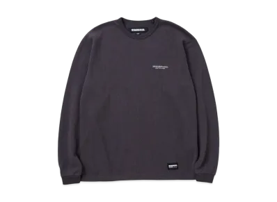 NEIGHBORHOOD Honeycomb Fabric Crewneck LS "Charcoal"