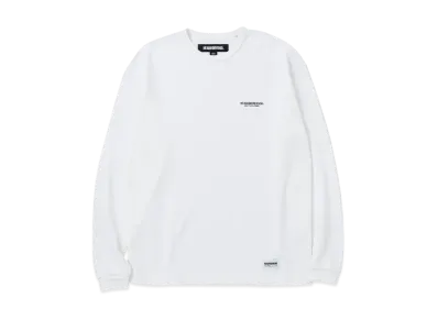 NEIGHBORHOOD Honeycomb Fabric Crewneck LS "White"