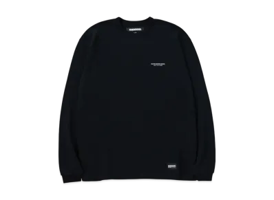 NEIGHBORHOOD Honeycomb Fabric Crewneck LS "Black"