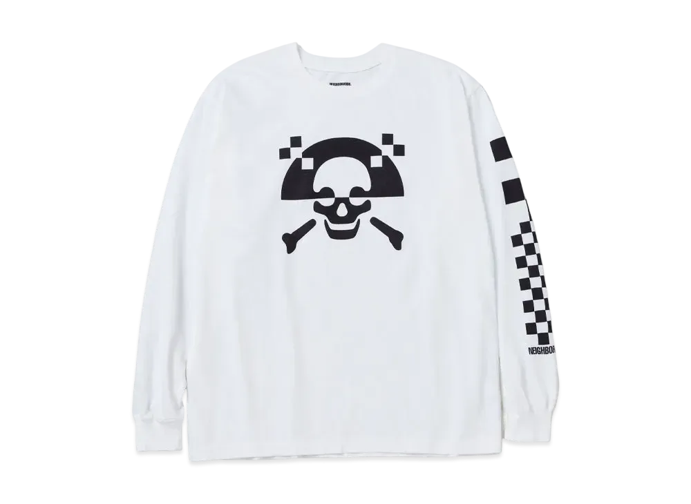 NEIGHBORHOOD NH . Tee LS-5 "White"