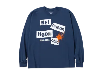 NEIGHBORHOOD NH . Tee LS-10 "Navy"