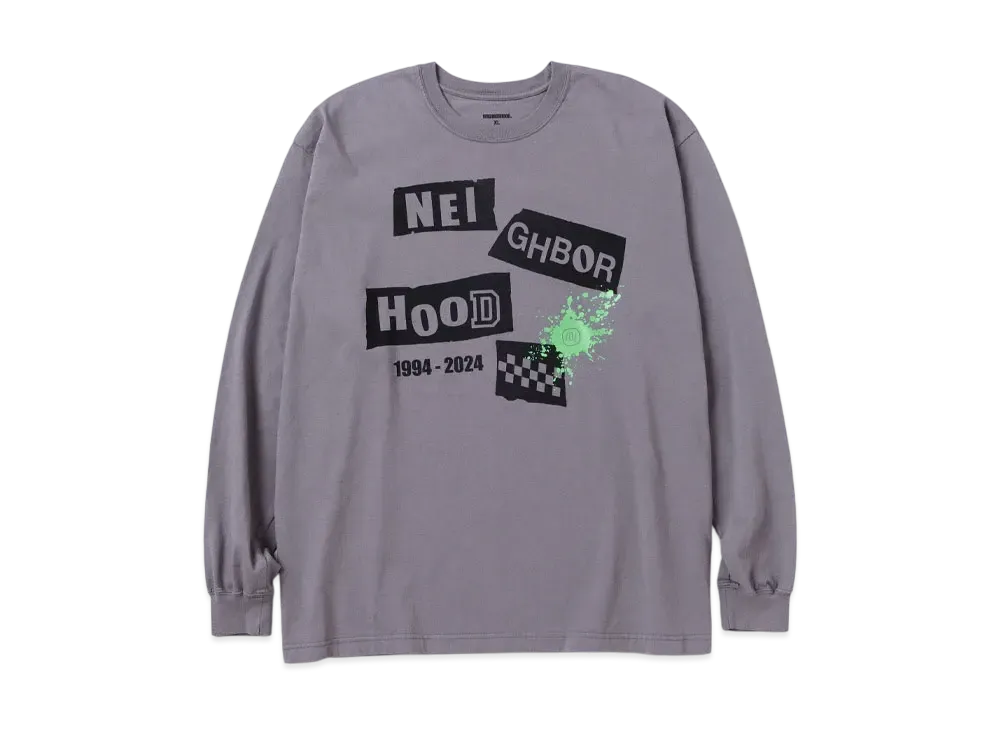NEIGHBORHOOD NH . Tee LS-10 "Gray"