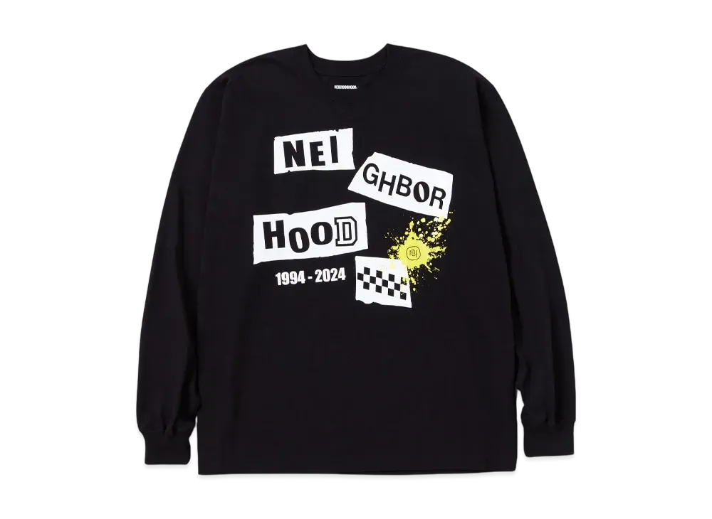 NEIGHBORHOOD NH . Tee LS-10 "Black"