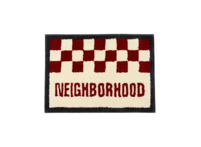 NEIGHBORHOOD x Gallery 1950 . Checker Rug Mat "Red"