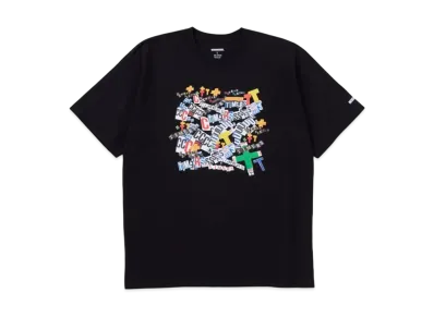 NEIGHBORHOOD x THE TIMERS . Tee SS "Black"