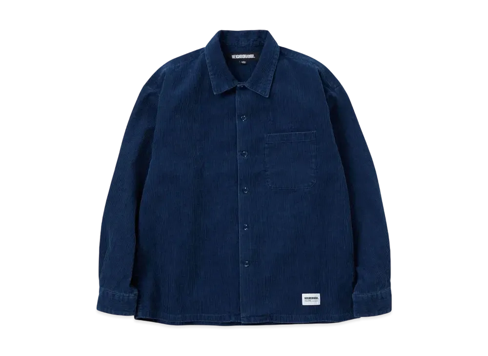 NEIGHBORHOOD Corduroy Shirt LS "Navy"