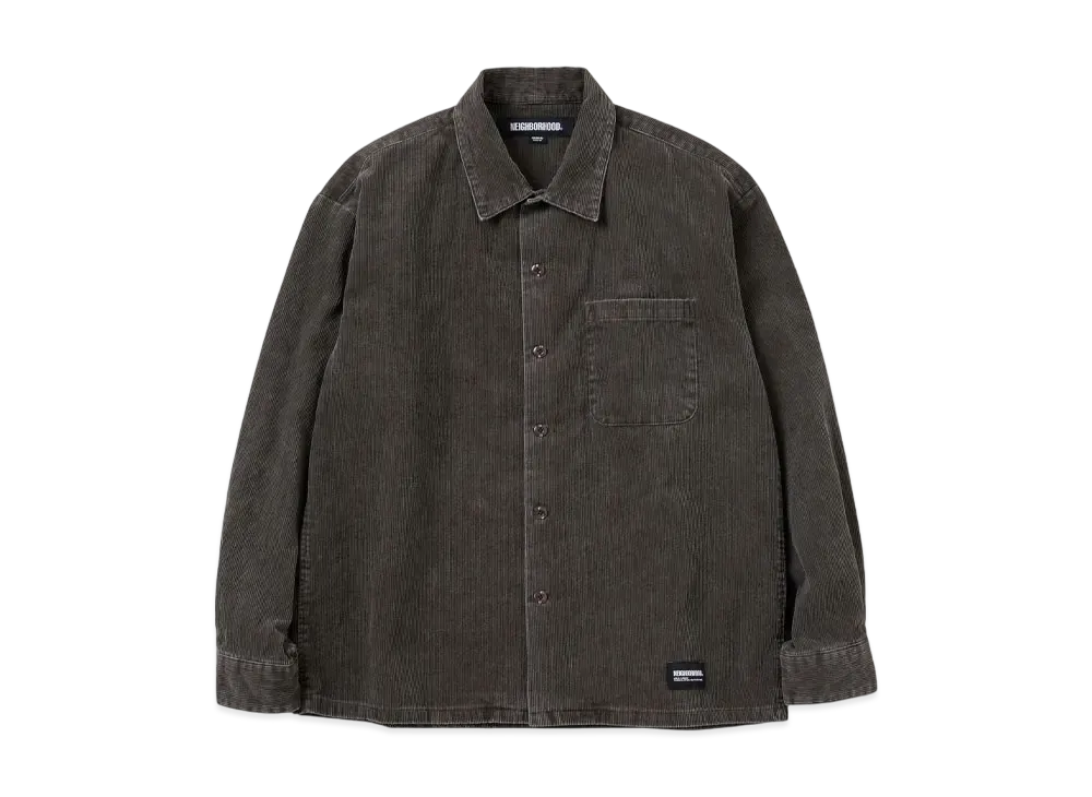 NEIGHBORHOOD Corduroy Shirt LS "Brown"