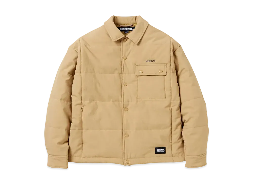 NEIGHBORHOOD Padded Shirt LS "Beige"